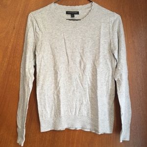 Sm Banana Republic Cotton Scallop Neck Sweater